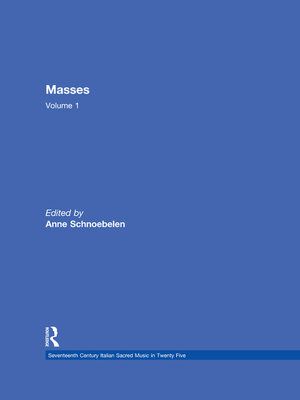 cover image of Masses by Gasparo Villani, Alessandro Grandi, Pietro Lappi, and Benivoglio Lev